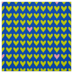 Tissu CARNIVAL - Coeurs de Saint Valentin vert mou sur b