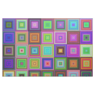 tissu carré arc-en-ciel