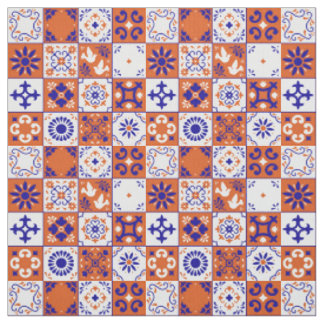 Tissu Carreaux Talavera mexicains