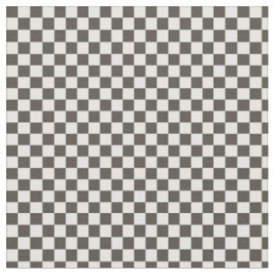 Tissu Carrés Checkered noirs et blancs