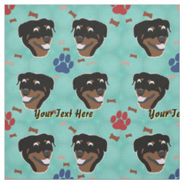Tissu Cartoon Rottweiler