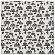 Casquettes de graduation en noir et blanc