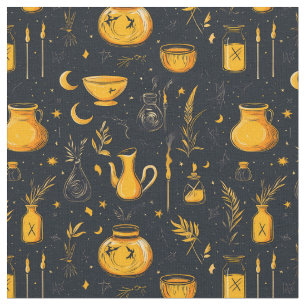 Tissu Cauldrons Et Potions Halloween