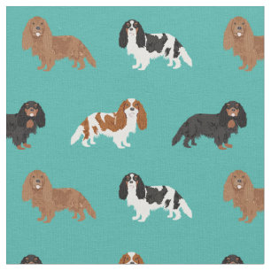 Tissu Cavalier le roi Charles d'Espagne
