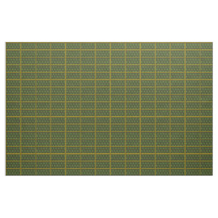 Tissu celtique de knotwork en vert et or