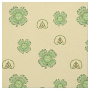 Tissu celtique de shamrock