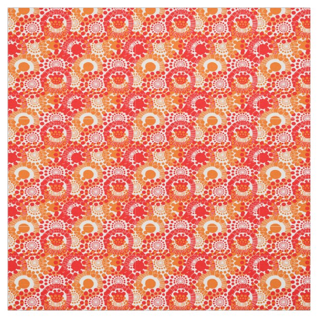 Tissu Cercles, cercles partout (Échantillon)
