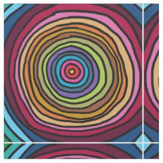 Tissu Cercles Colorés