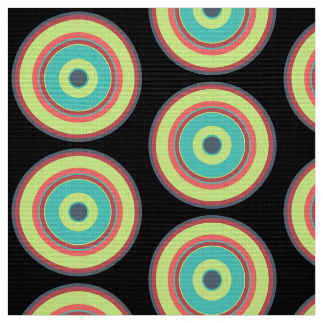 Tissu Cercles colorés 04 (Échantillon)