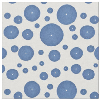 Tissu Cercles en tricot bleu sur un arrière - plan blanc