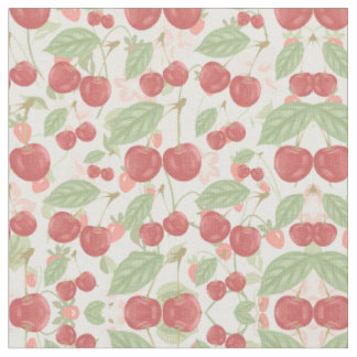 Tissu Cerises