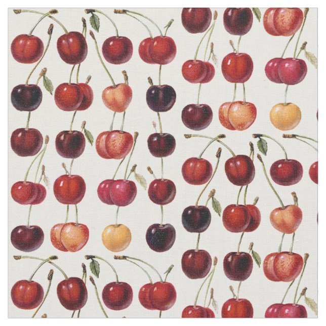 Tissu Cerises vintages (Fermer)