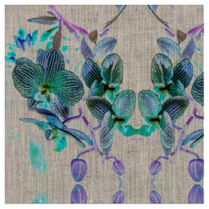 Tissu C'est une belle orchidée