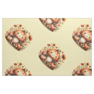 Tissu Chambres Cutie Automne - Champignons Automatiques 
