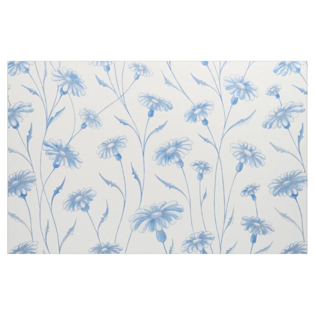 Tissu Chamomile Bleu (Fat Quarter)