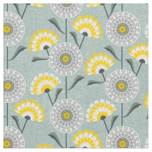 Tissu Champ Dandelions