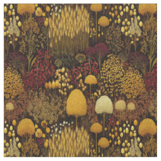 Tissu Champs d'automne au crépuscule