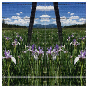 Tissu Champs d'iris