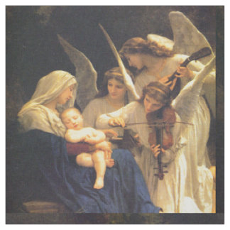 Tissu Chanson des anges, William-Adolphe Bouguereau