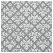 Charbon, Damas Motif blanc #3 Taille6