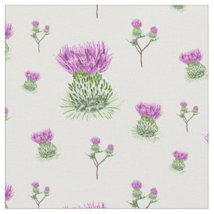 Tissu Chardons mignons