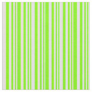 Tissu Chartreuse & Cyan clair Motif rayé