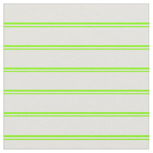 Tissu Chartreuse et rayures jaune clair