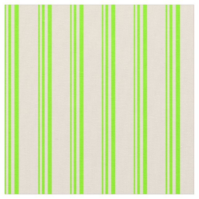 Tissu Chartreuse & Motif Bisque coloré (Fermer)