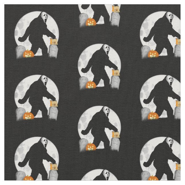 Tissu Chasse au Squatch Halloween (Fermer)