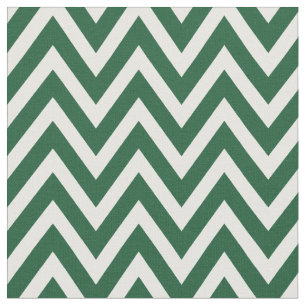 Tissu Chasseur Vert moderne Chevron Grandes
