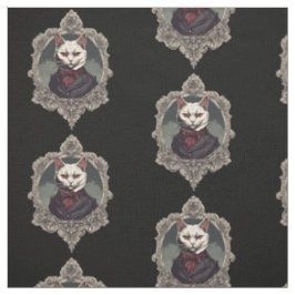 Tissu Chat d'Halloween, chat Vampire