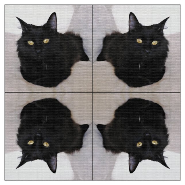 Tissu Chat sur le divan (Échantillon)