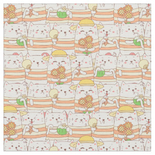 Tissu Chats mignons