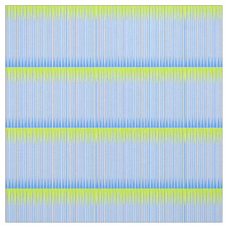 Tissu Chaux et armure bleue de couleur