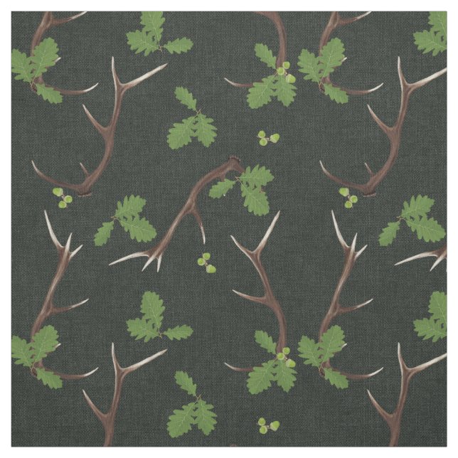 Tissu Chêne et colliers (Échantillon)