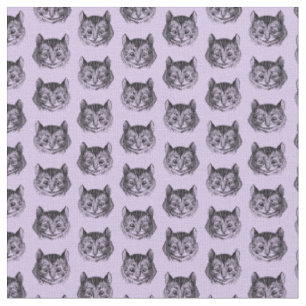 Tissu Cheshire Cat Alice au pays des merveilles