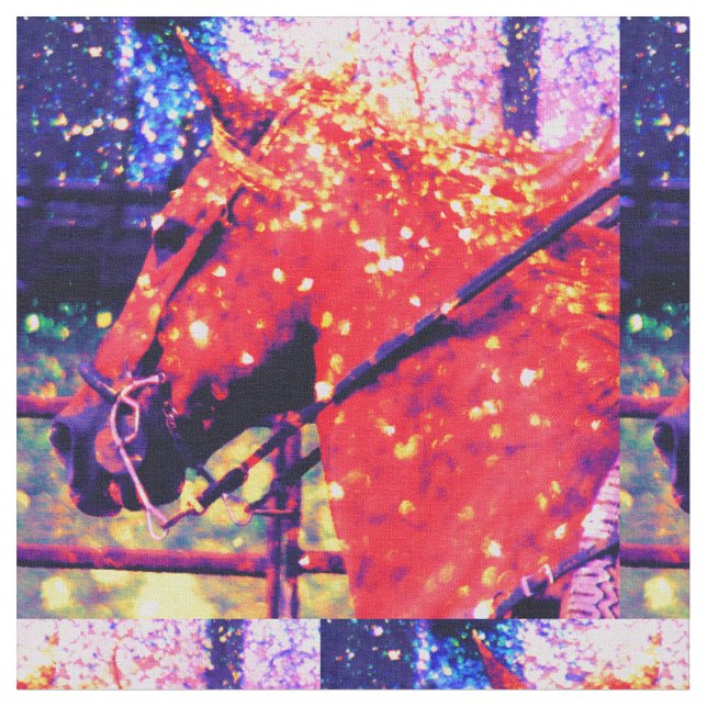 Tissu Cheval (Fermer)