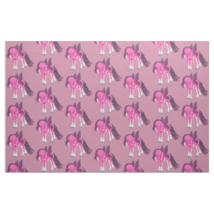 Tissu Cheval Clydesdale Pixie Fée Fantaisie Art