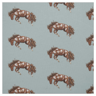Tissu Cheval de peinture à bouchon