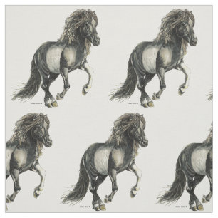 Tissu Cheval d'islandais de Brana
