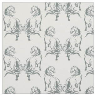 Tissu chevaux