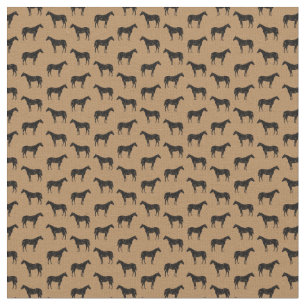 Tissu Chevaux d'époque illustrés COULEUR ARRIÈRE - PL