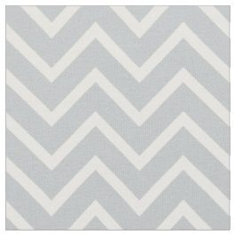 Tissu Chevron gris et blanc simple classique