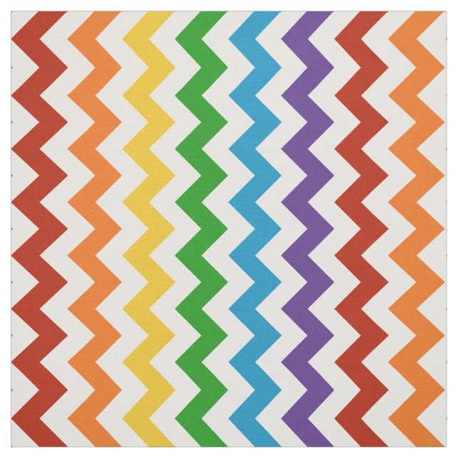 Tissu Chevron rouge vif (Échantillon)