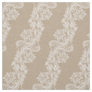 Tissu chic minable romantique 2 de toile de jute