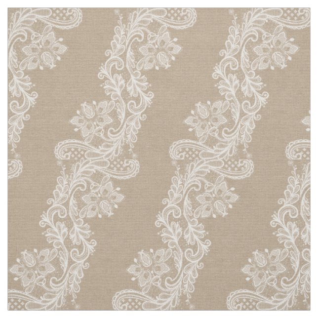 Tissu chic minable romantique 2 de toile de jute (Échantillon)