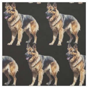 Tissu chien berger allemand animal de compagnie