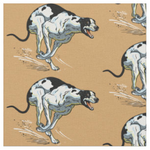 Tissu chien de race greyhound