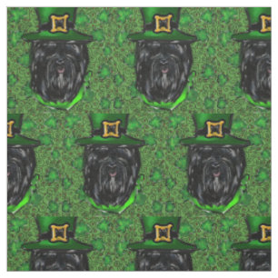 Tissu Chien Soie de La Havane