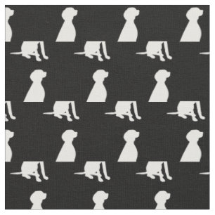 Tissu Chien Vizsla Silhouette Animal